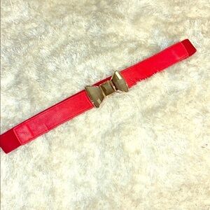 Bow skinny belt